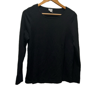 🍂Chico’s beautiful black top size 1 GUC